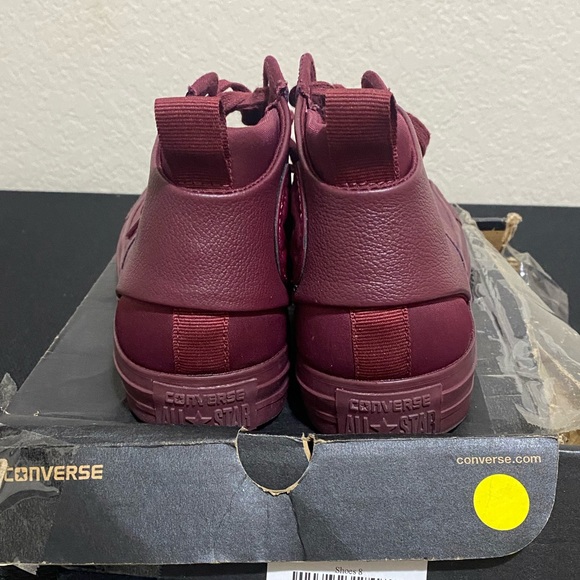 Womens Converse Hi Burgundy sz 8 - Picture 4 of 7